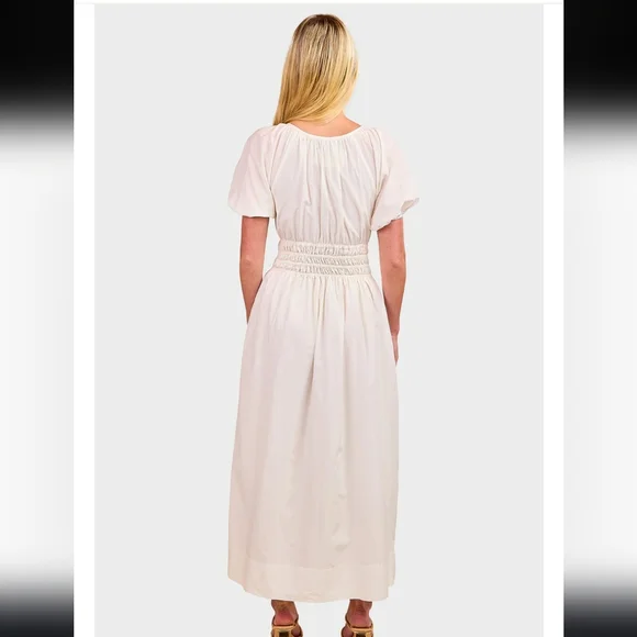 NWT FAITHFULL THE BRAND Teatro Midi Dress. US Size 8 - Picture 4 of 9